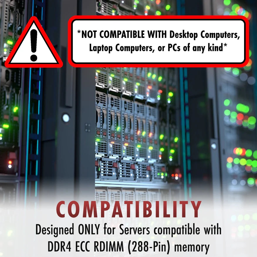 HP ProLiant DL360 G10 Memory RAM | 16GB 1Rx4 DDR4 2666MHz (PC4-21300) RDIMM