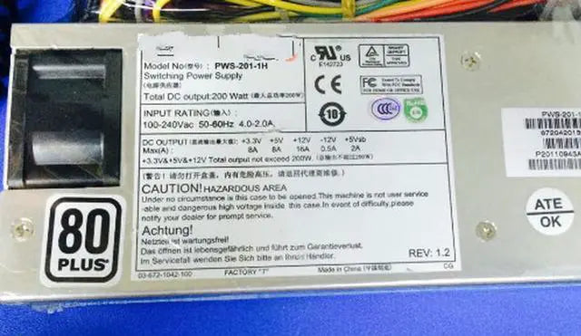 1U Power Supply for SUPERMICR Ultra Micro PWS-201-1H SP262-1S SP261-1S SP202-1