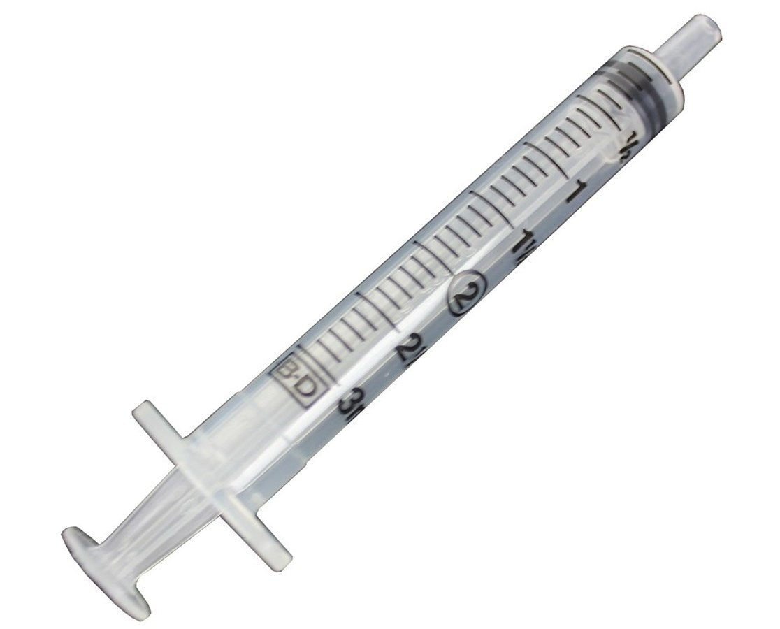 Slip-Tip Syringes - 1 mL, 3000 / Case (Non-Sterile