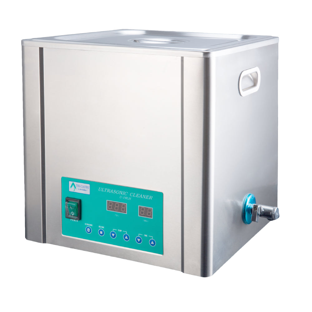 Tri-Clean Counter-Top Ultrasonic Cleaner w/ Heat. 19 Liter