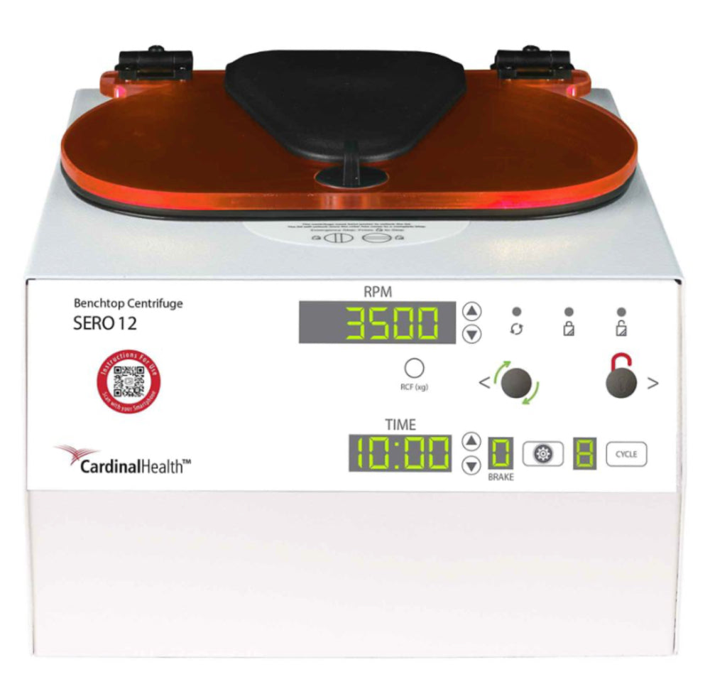 Blood Bank Benchtop Centrifuge. SERO 12 Rotor