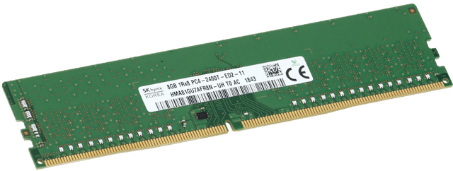 Image of Dell 8GB 1Rx8 DDR4 ECC UDIMM 2400Mhz
