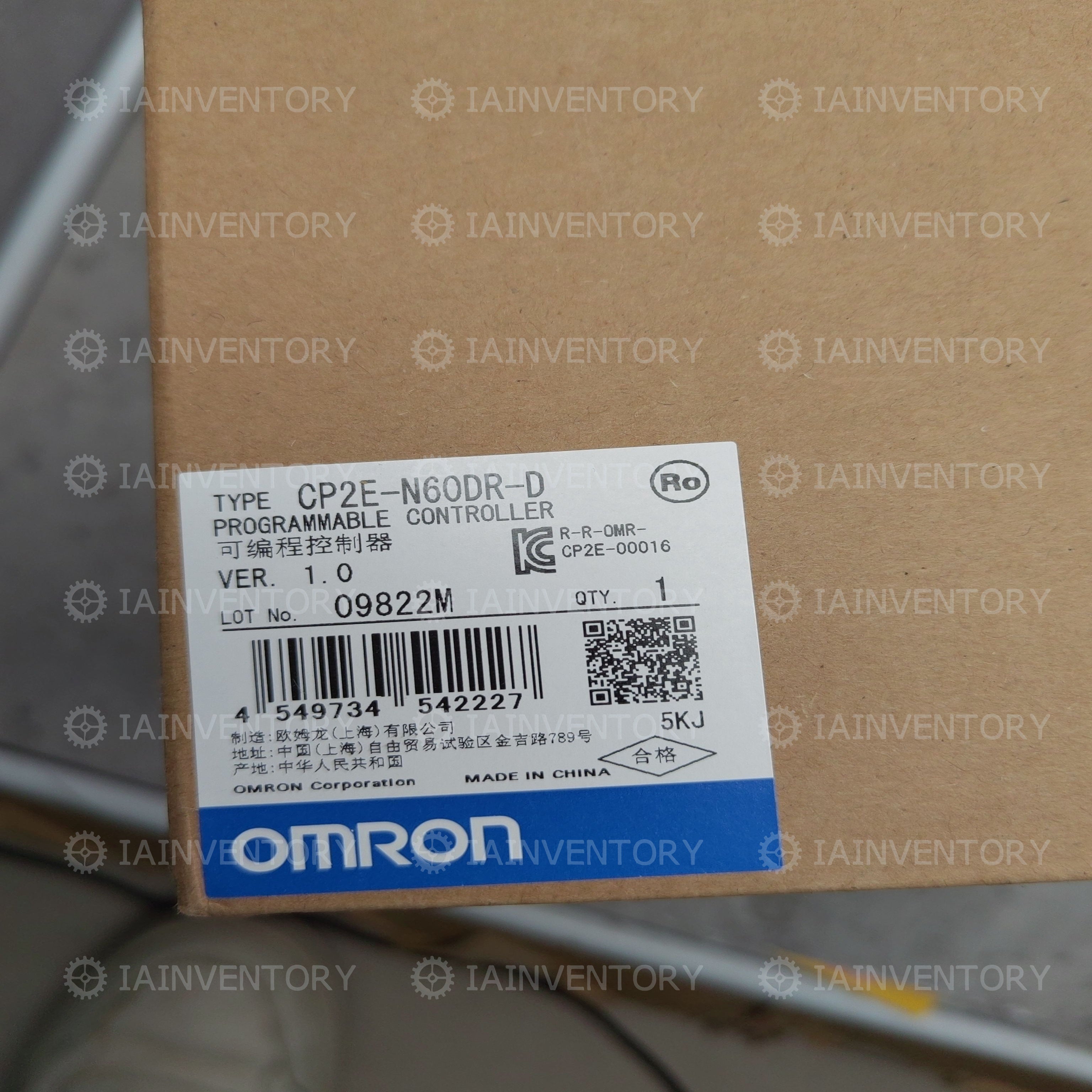 Programmable Controllers CP2E-N60DR-D PLC Module