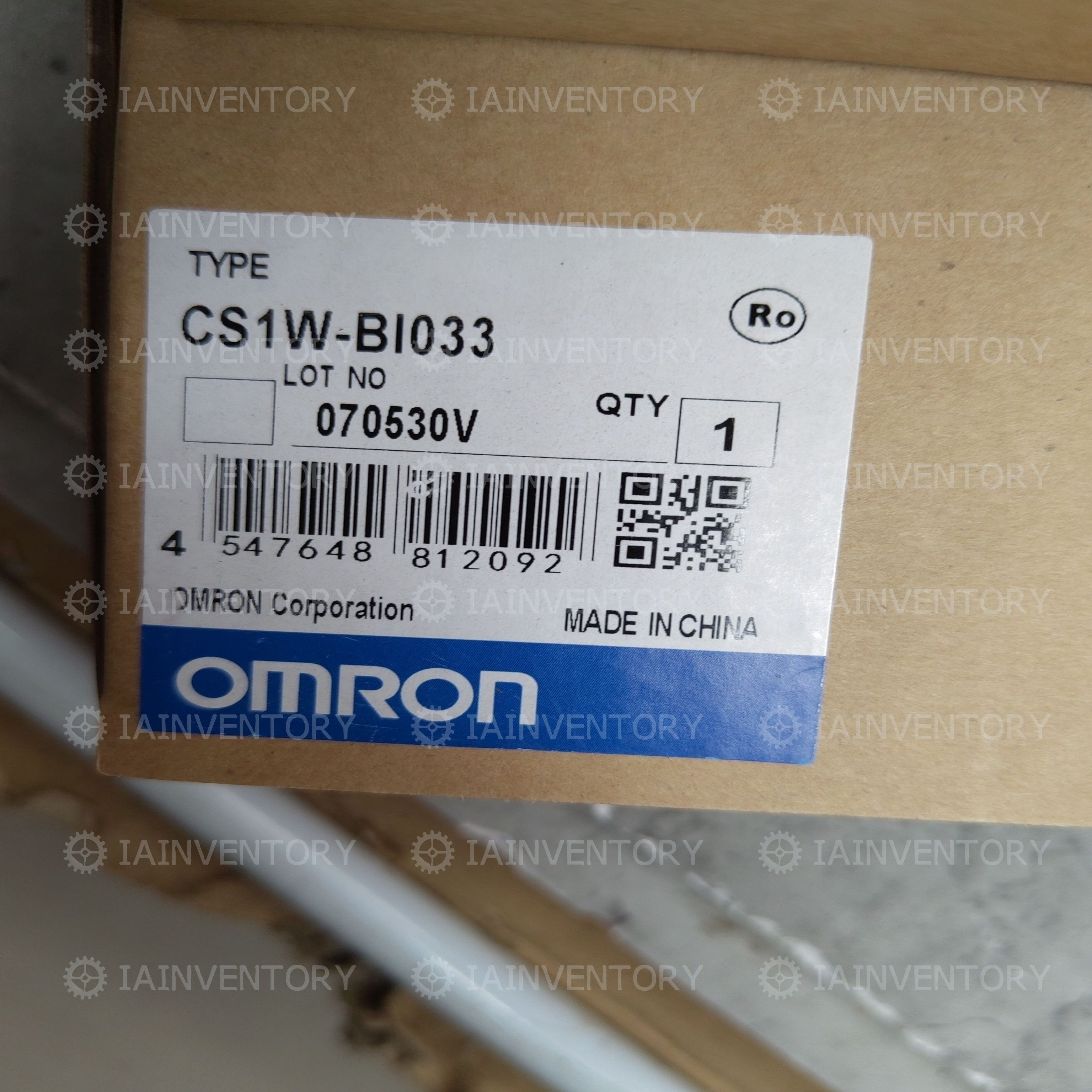 Omron PLC Expansion Module CS1W-BI033 CS1WBI033