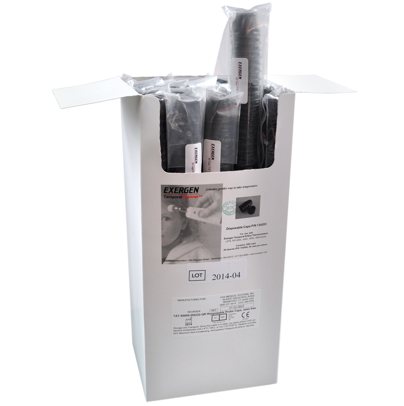 Exergen Disposable Probe Caps – Case of 5000