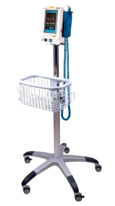 Infinium Cleo Series Rolling Stand with Basket and/or Wall Mount