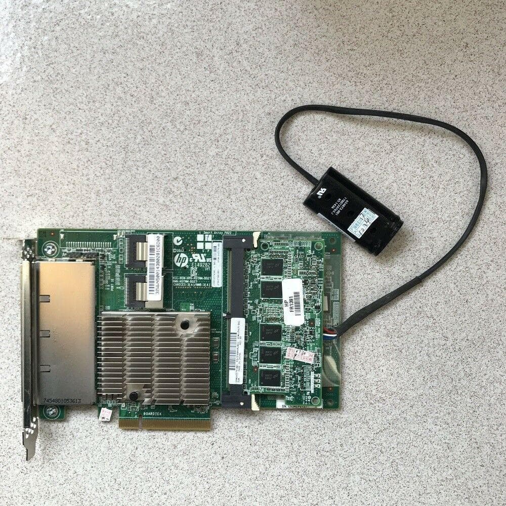 Controladora HP Smart Array P822 / 2GB FBWC 6GB SAS RAID Controller Battery-FoxTI