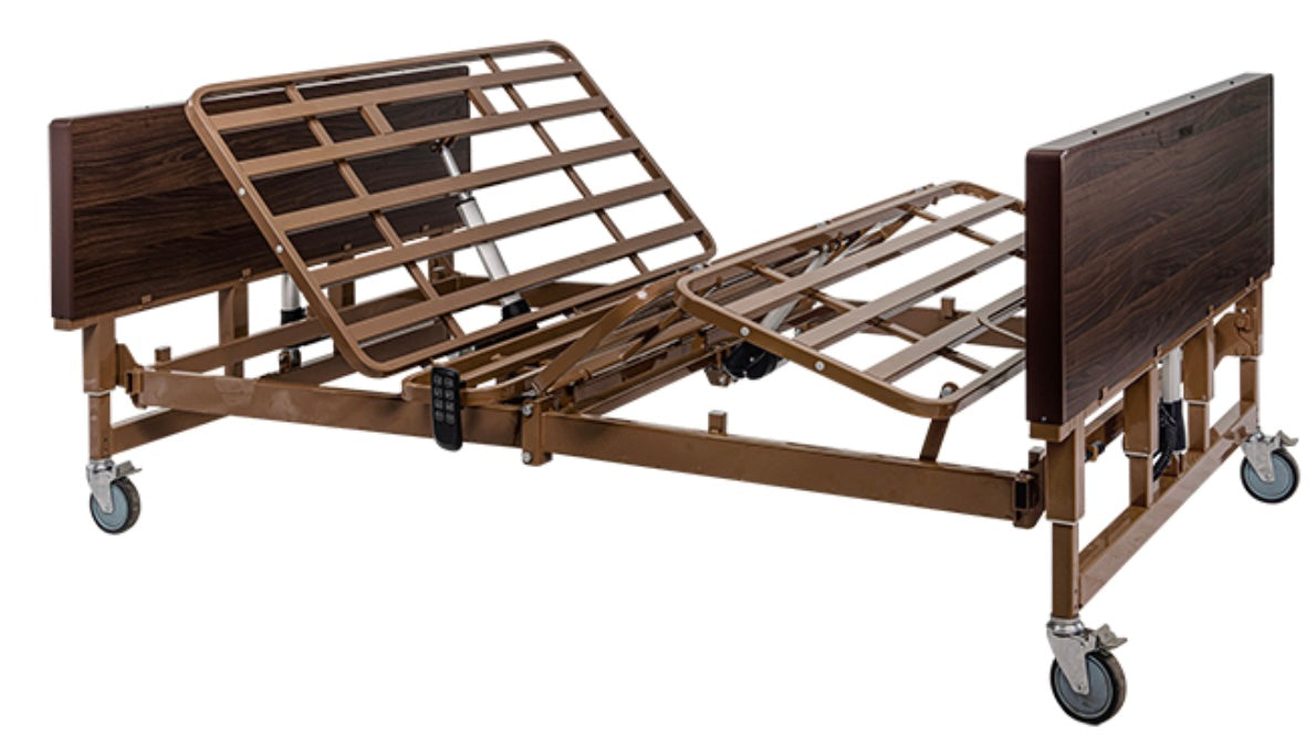 Bariatric HD Homecare Bed w/ Half Rail. 54"W