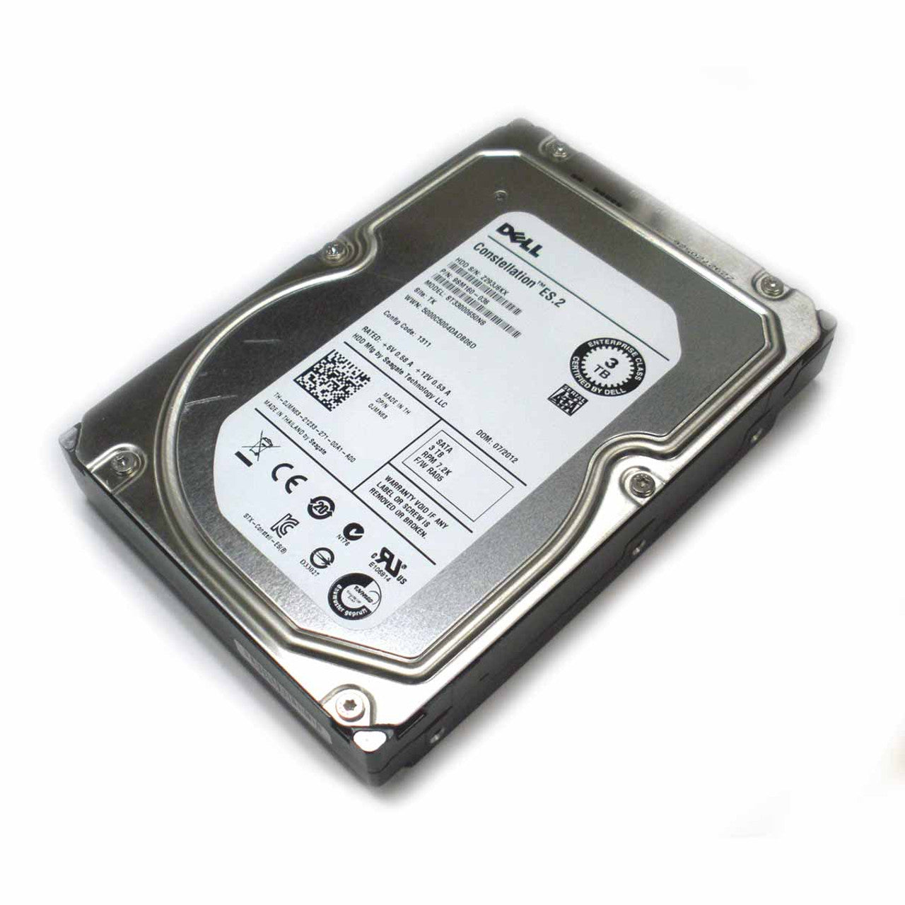 Dell JMN63 Hard Drive 3TB 7.2K SATA 3.5in 6Gb/s