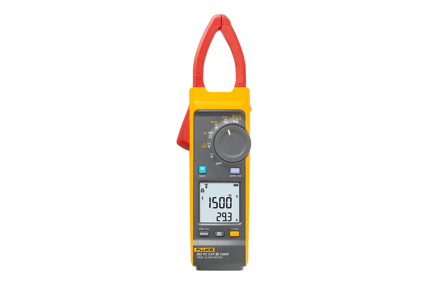 FLUKE-393-FC True-RMS Clamp Meter with iFlex CAT III 1500 V