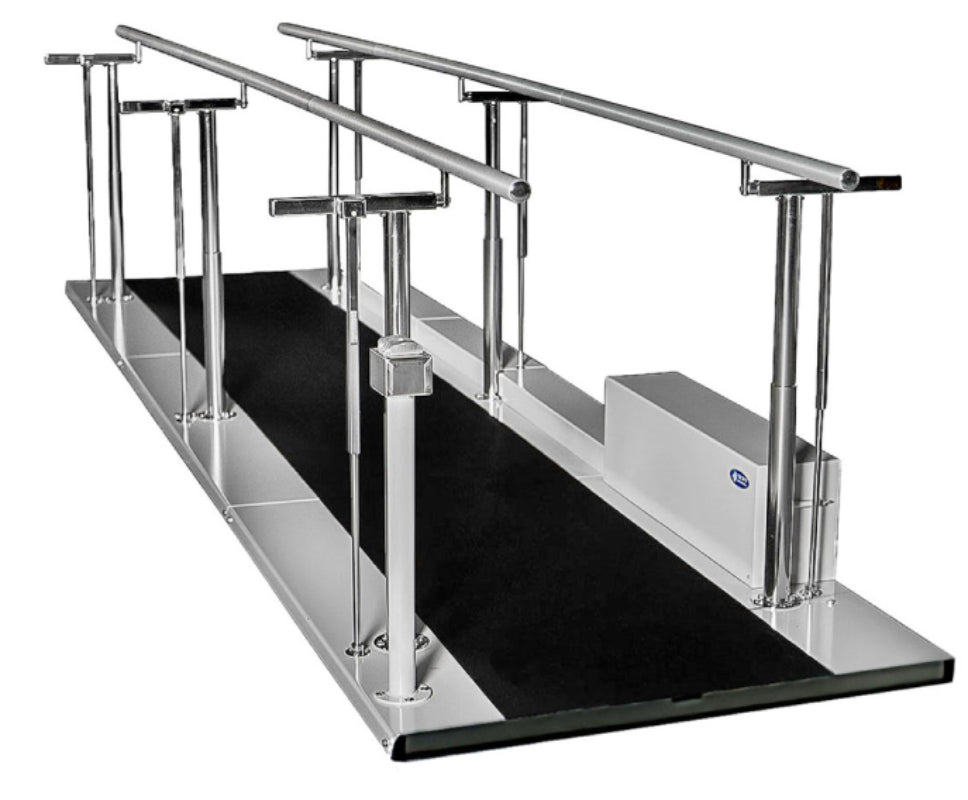 Power Adjustable Parallel Bars. 6' L