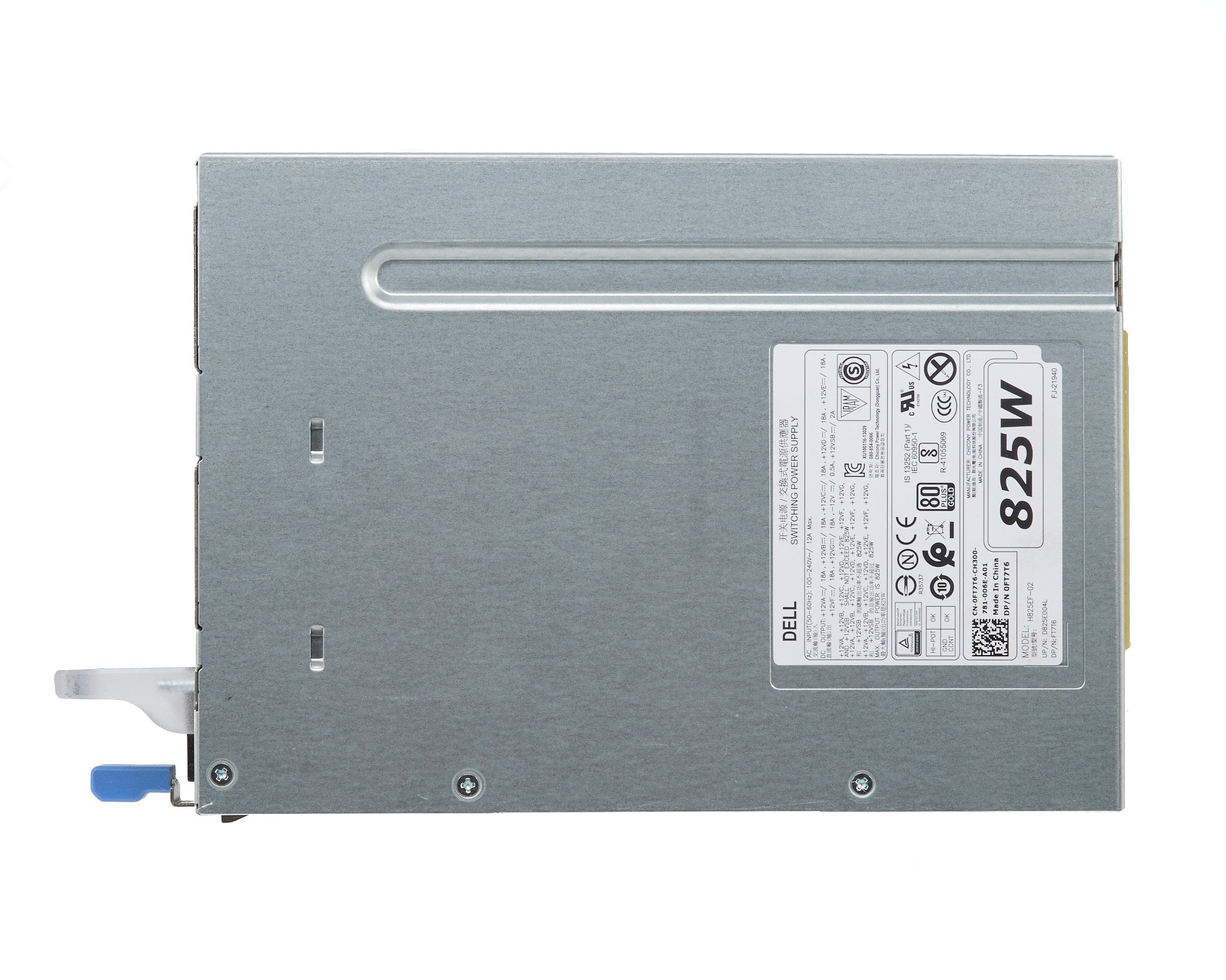 Fuente de alimentación Dell Precision 825W 80 Plus Gold para T5810/T7910 