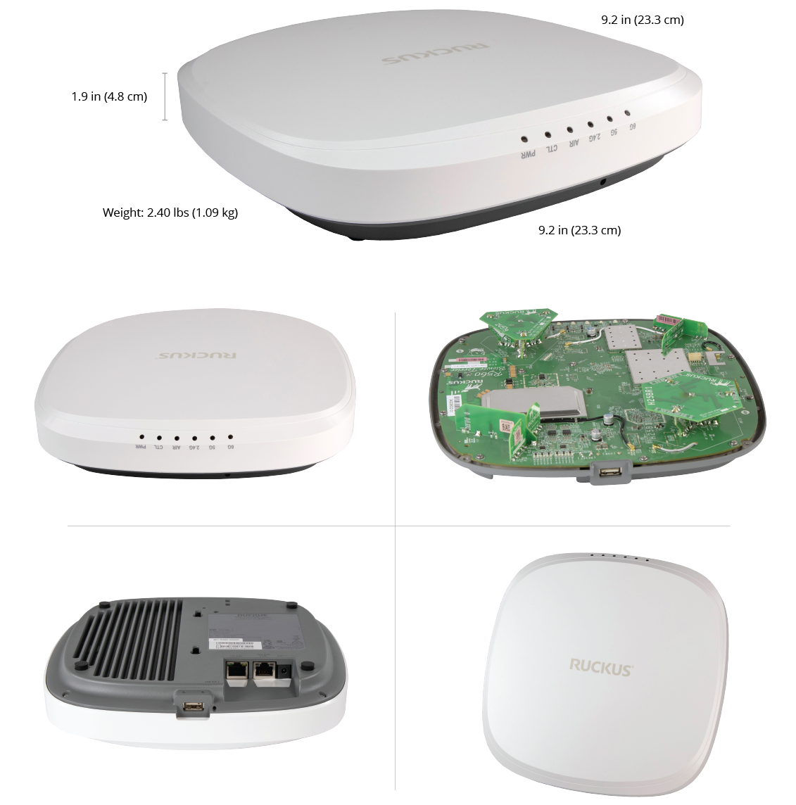 RUCKUS®R560: Indoor Wi-Fi 6E (802.11ax Access Point with 4.7 Gbps Data Rate