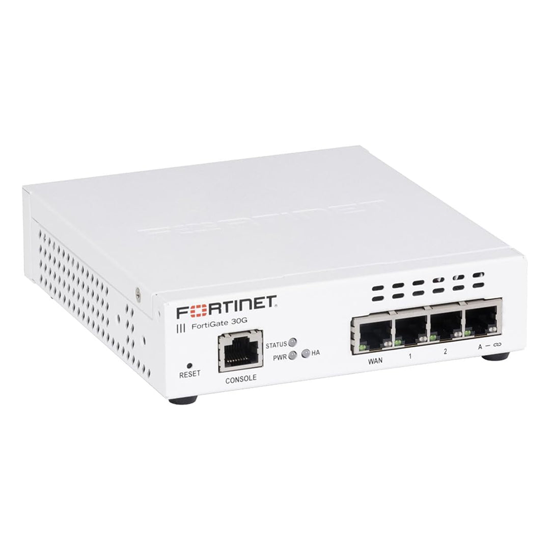 FortiGate 30G Firewall FG-30G – 4 GE Ports, VPN & NGFW for Small Businesses