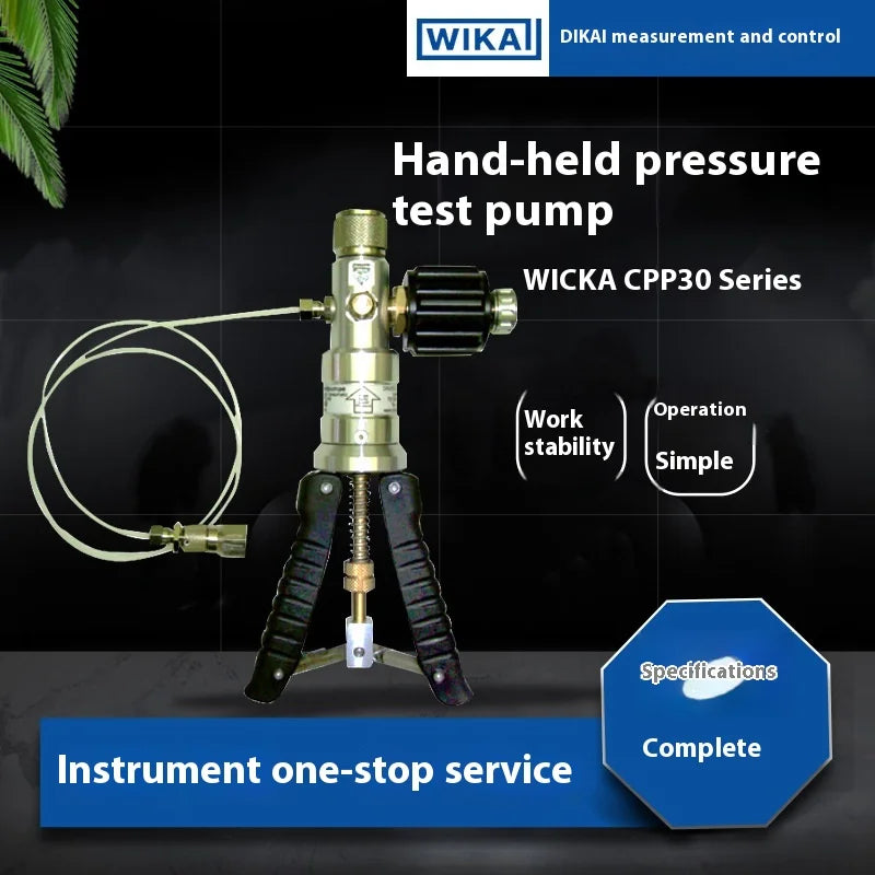 For Wika High Quality Handheld CPP30 Series Premium Pressure Gauges for Test Pump