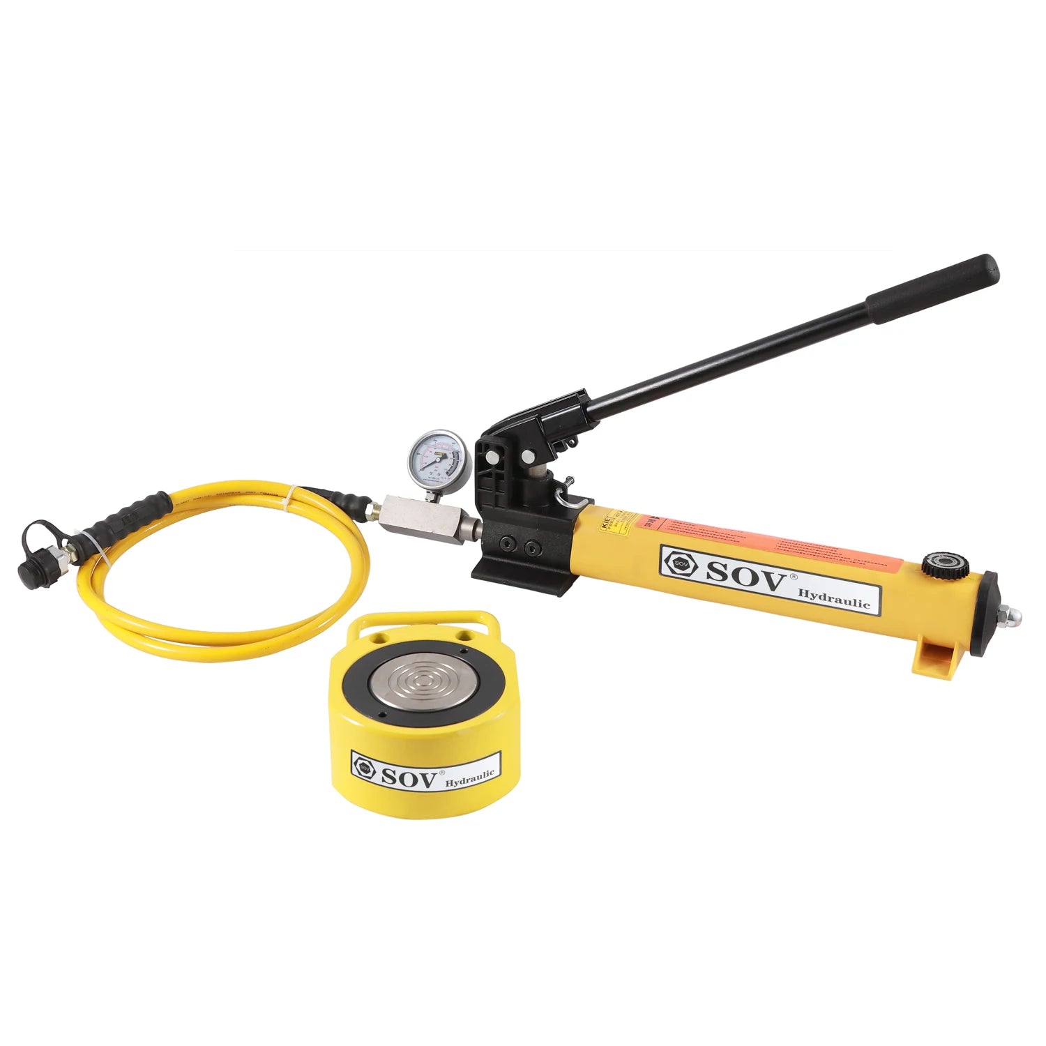 Portable 2-Speed 700Bar Hydraulic Hand Pump Customizable Single Action for Machining Applications