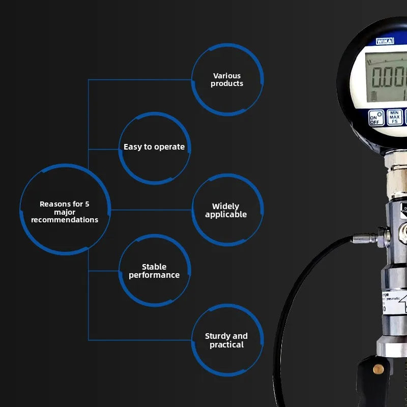 For Wika High Quality Handheld CPP30 Series Premium Pressure Gauges for Test Pump