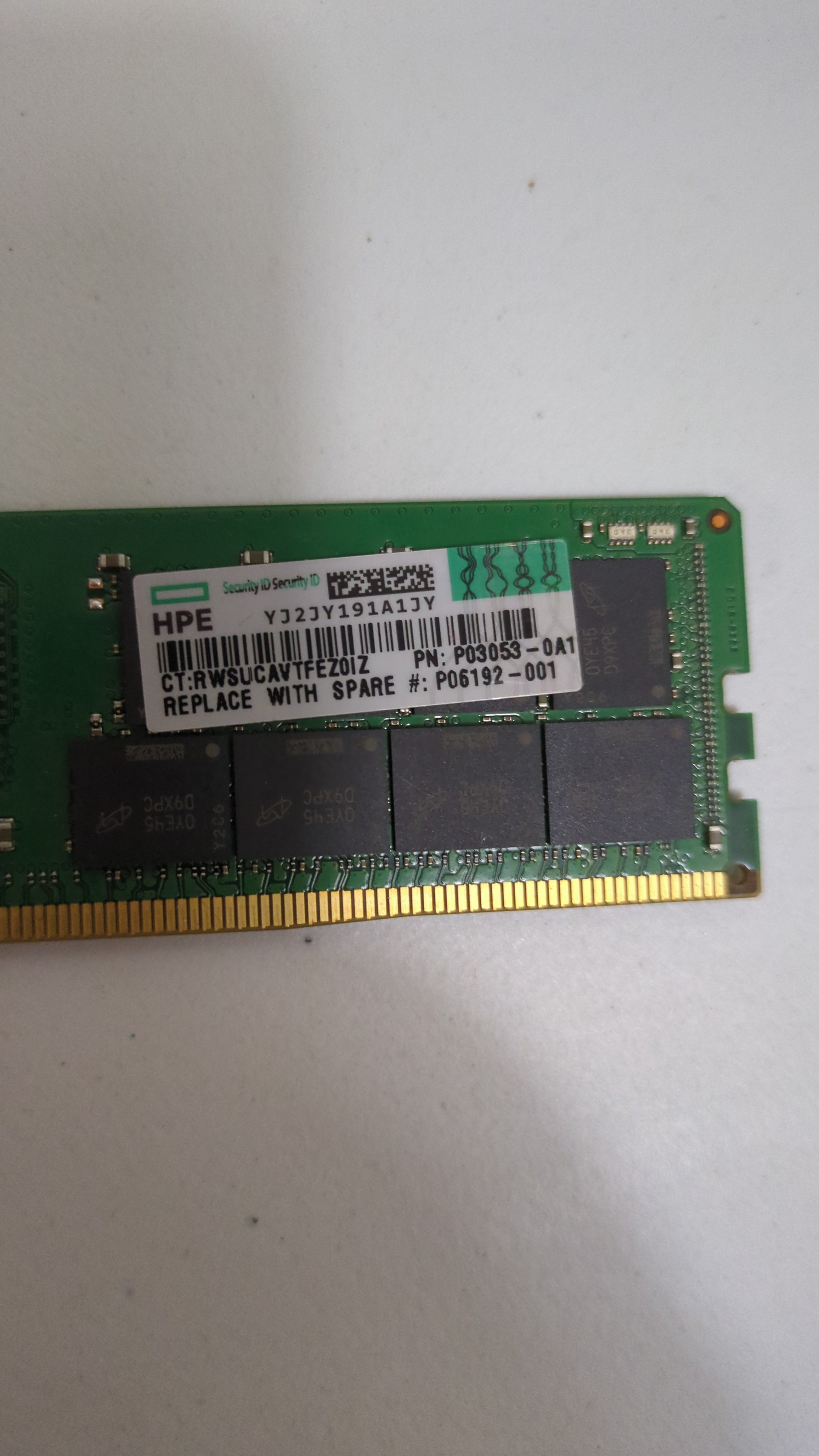 Micron MTA36ASF8G72PZ 64GB RDIMM - Side View | Alo Tech Solutions
