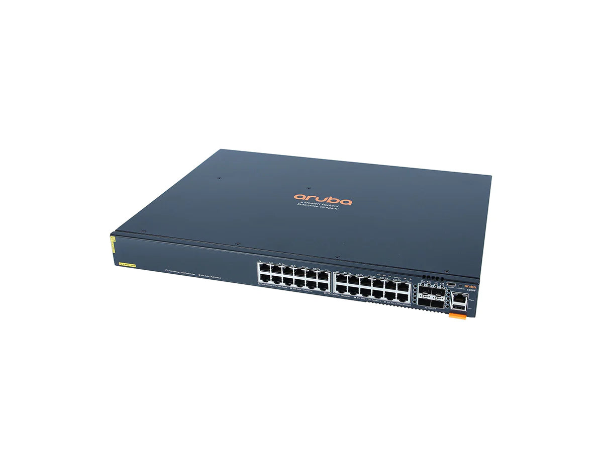 HPE Aruba Networking JL725A 6200F 24G Class4 PoE Switch 4SFP+ 370W
