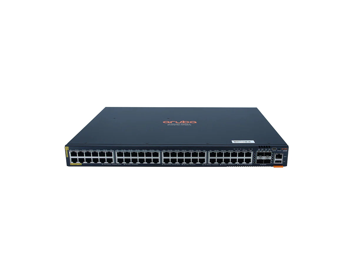 HPE Aruba Networking JL727A 6200F 48G Class4 PoE 4SFP+ 370W Switch