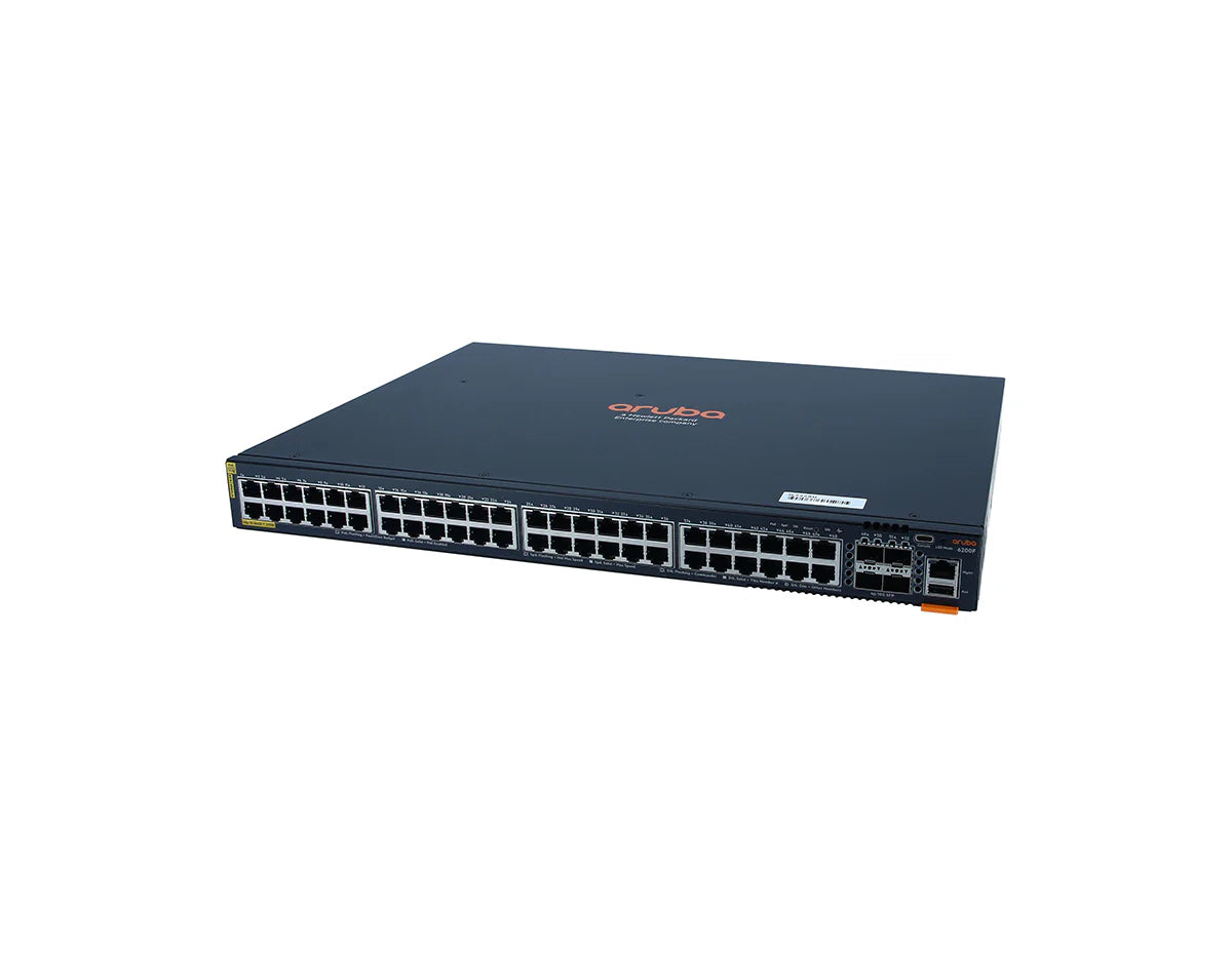 HPE Aruba Networking JL727A 6200F 48G Class4 PoE 4SFP+ 370W Switch