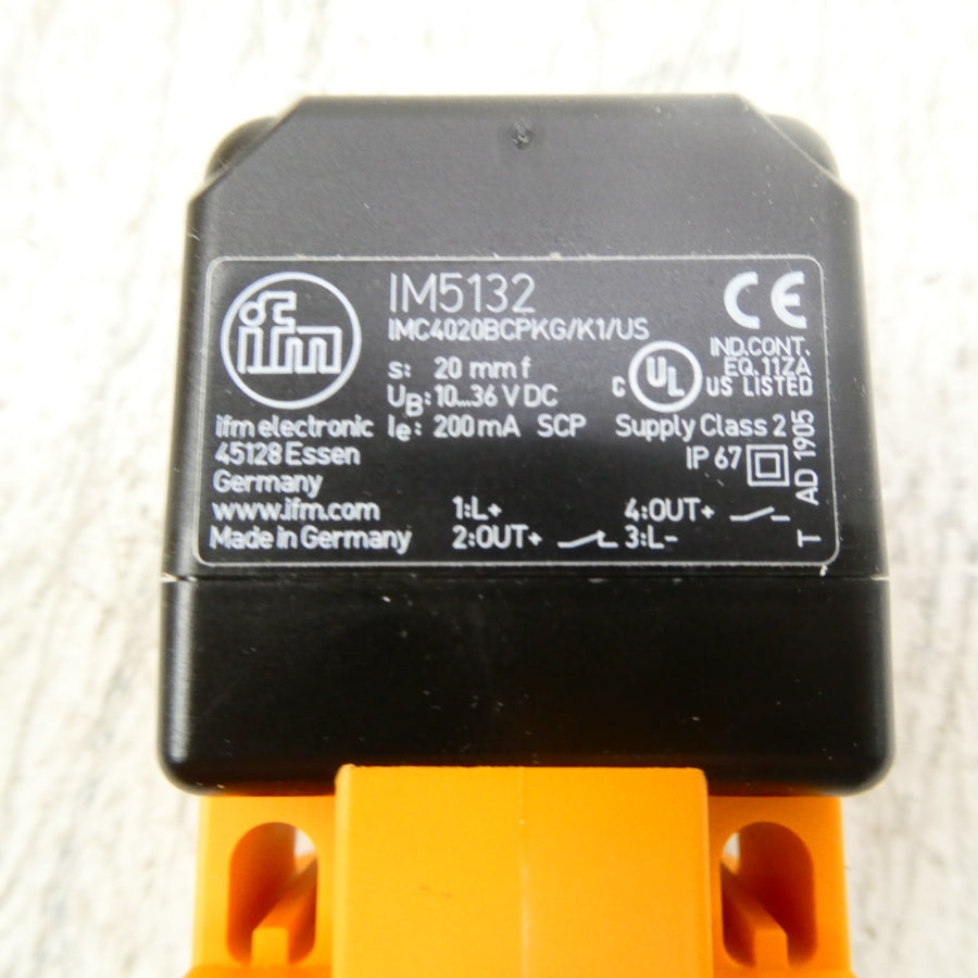 IFM EFECTOR IM5132 IMC4020BCPKG/K1/US-100-DPA 10-36VDC NSMP