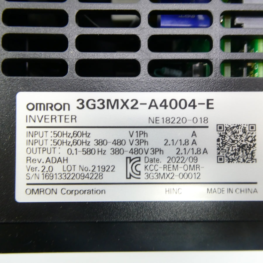 OMRON 3G3MX2-A4004-E 380-480V NSMP