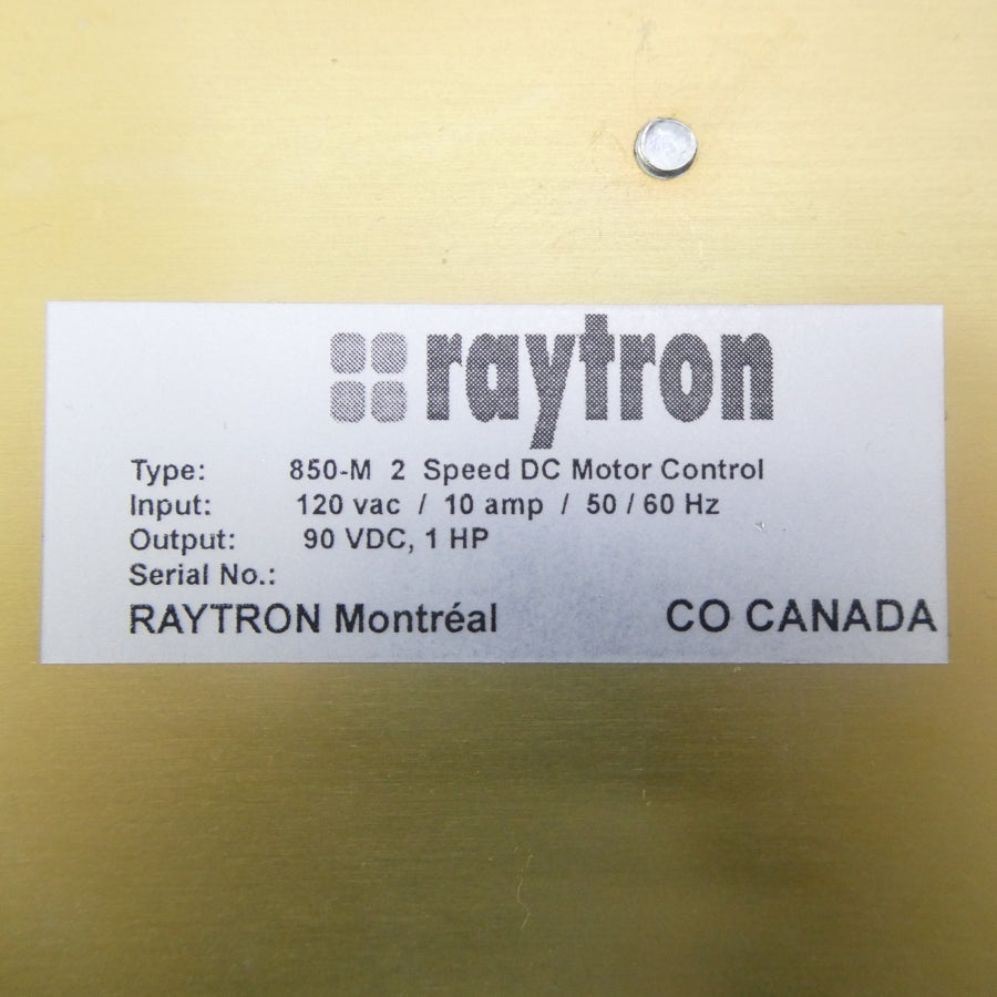 RAYTRON 850-M 120VAC 10A NSNP