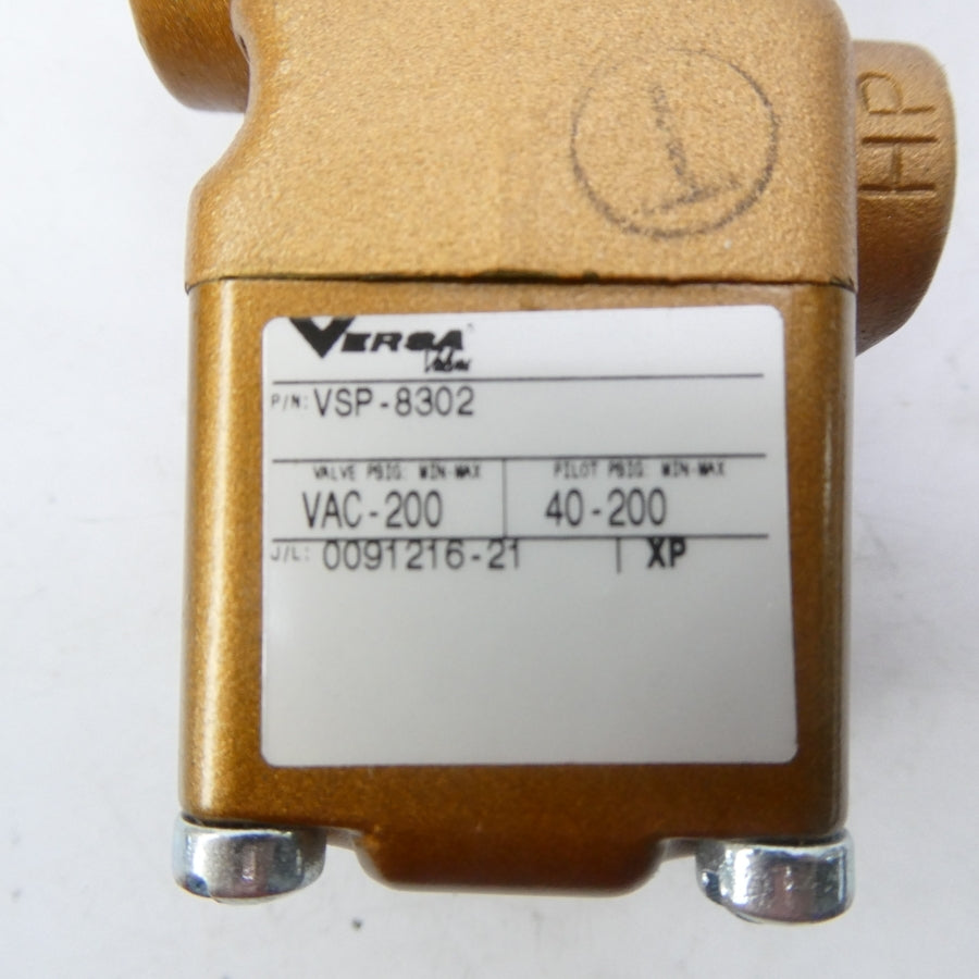 VERSA VSP-8302 200VAC 40-200PSI NSNP