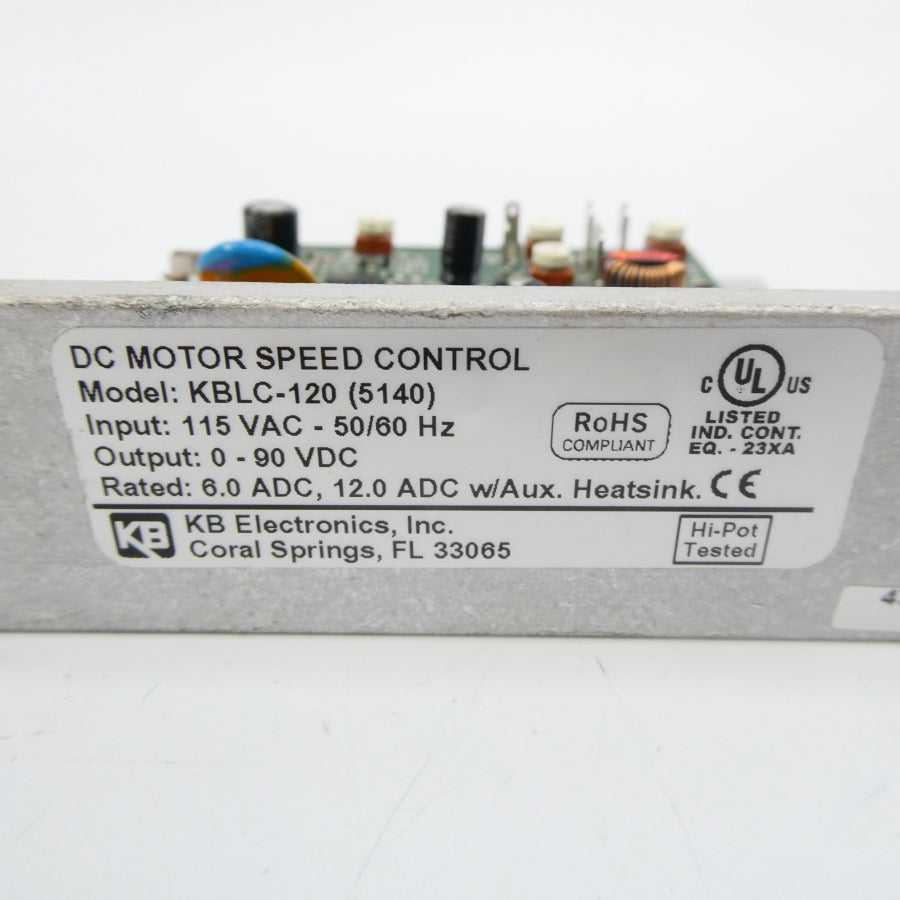 KB ELECTRONICS KBLC-120 5140 115VAC NSNP