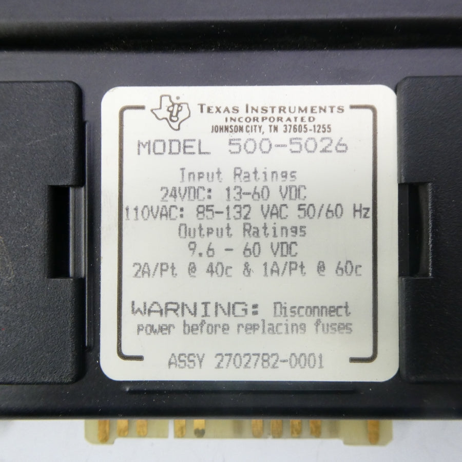 TEXAS INSTRUMENTS 500-5026 85-132VAC UNMP