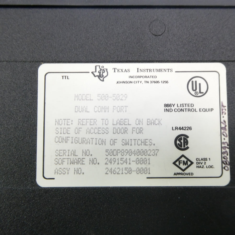 TEXAS INSTRUMENTS 500-5029 UNMP