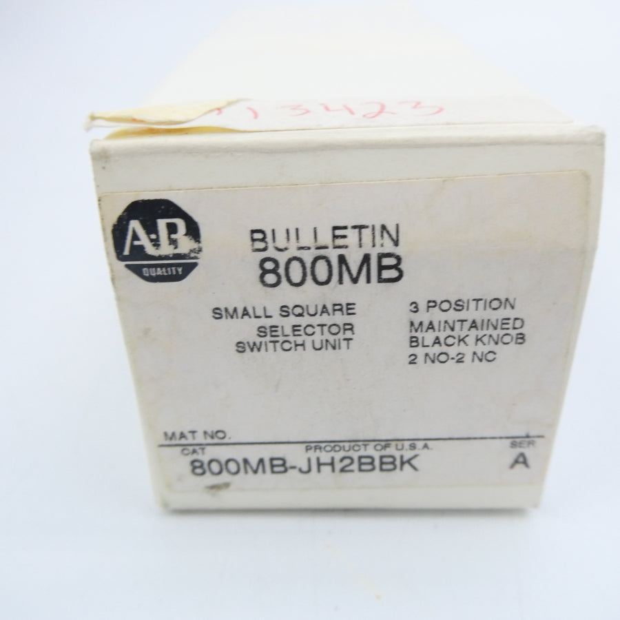 ALLEN BRADLEY 800MB-JH2BBK SER. A (AS PICTURED) (WH) NSMP