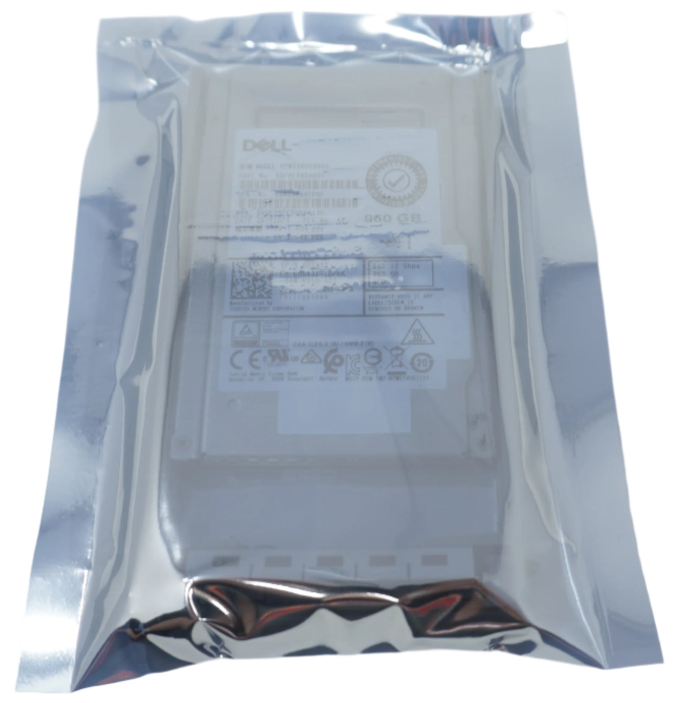 Dell 960GB SAS 2.5" 12G RI SSD KPM5XRUG960G 0H8X3X