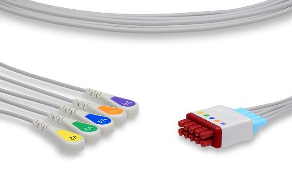 GE Healthcare > Marquette Compatible ECG Leadwire - 416468-001