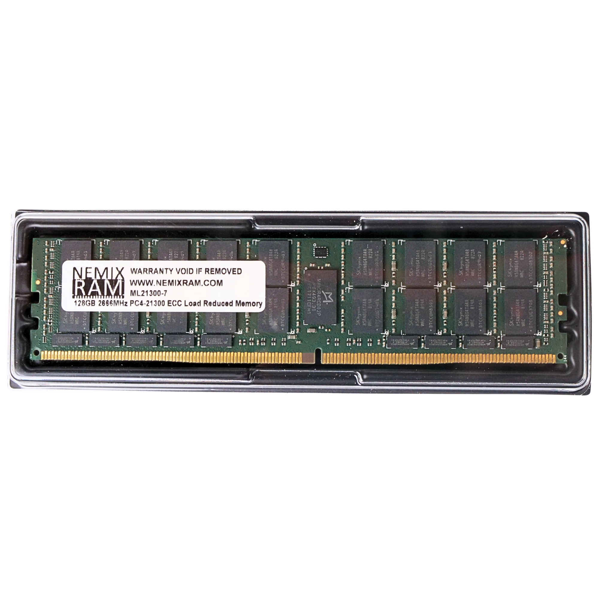 NEMIX RAM ML21300 128GB DDR4 2666MHz LRDIMM ECC Server RAM (PC4-21300) Seller Refurbished