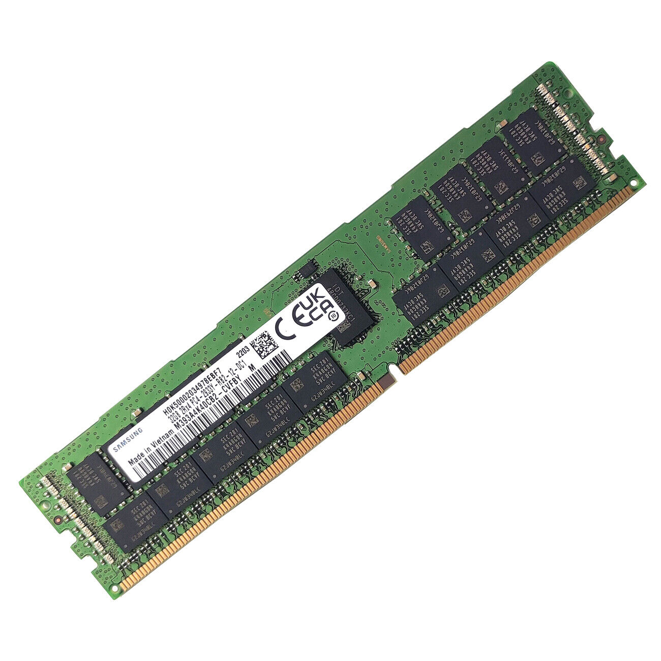 Memoria Samsung 32GB DDR4 2933 MHz ECC Reg M393A4K40CB2-CVF Compatible HP P00924-B21 Ram spots- mostrar título original
