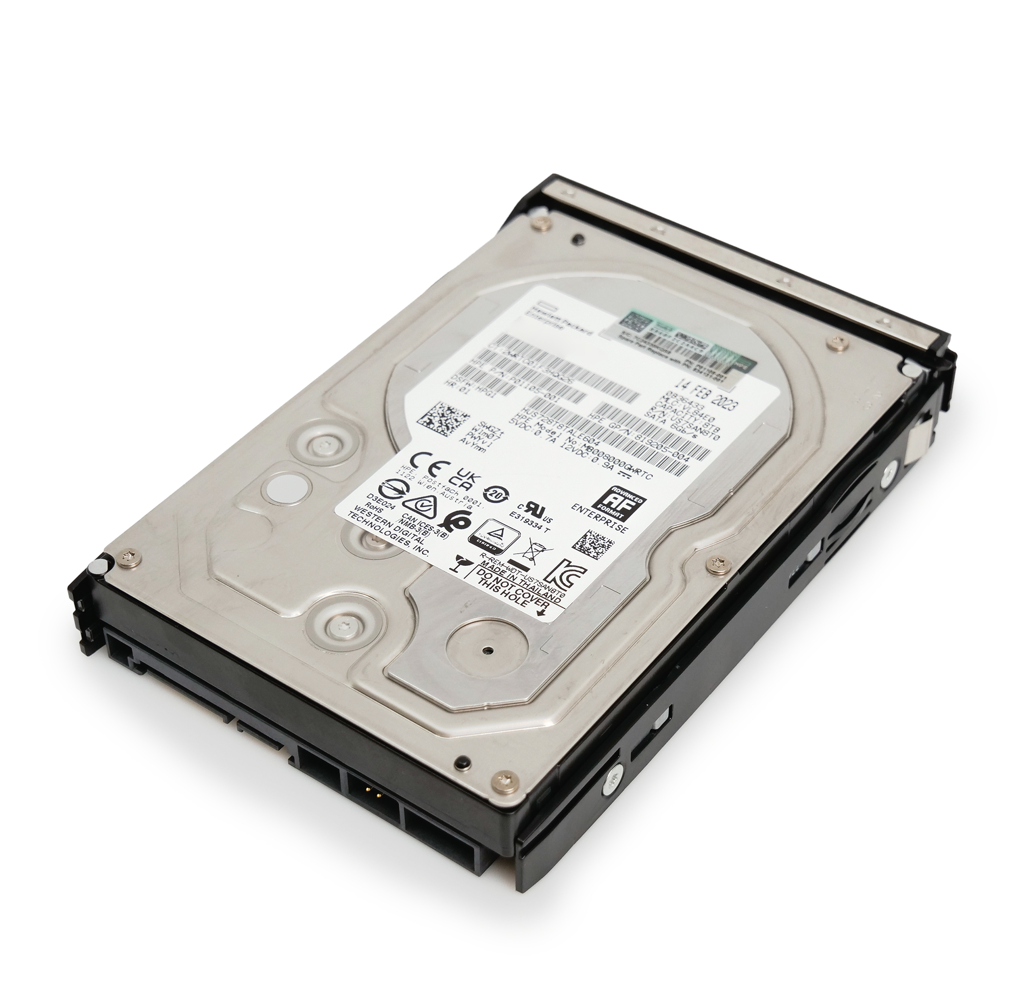 HP Generation 10 P01105-001 8TB 7.2K RPM SATA 6Gb/s 512e 3.5in Refurbished HDD
