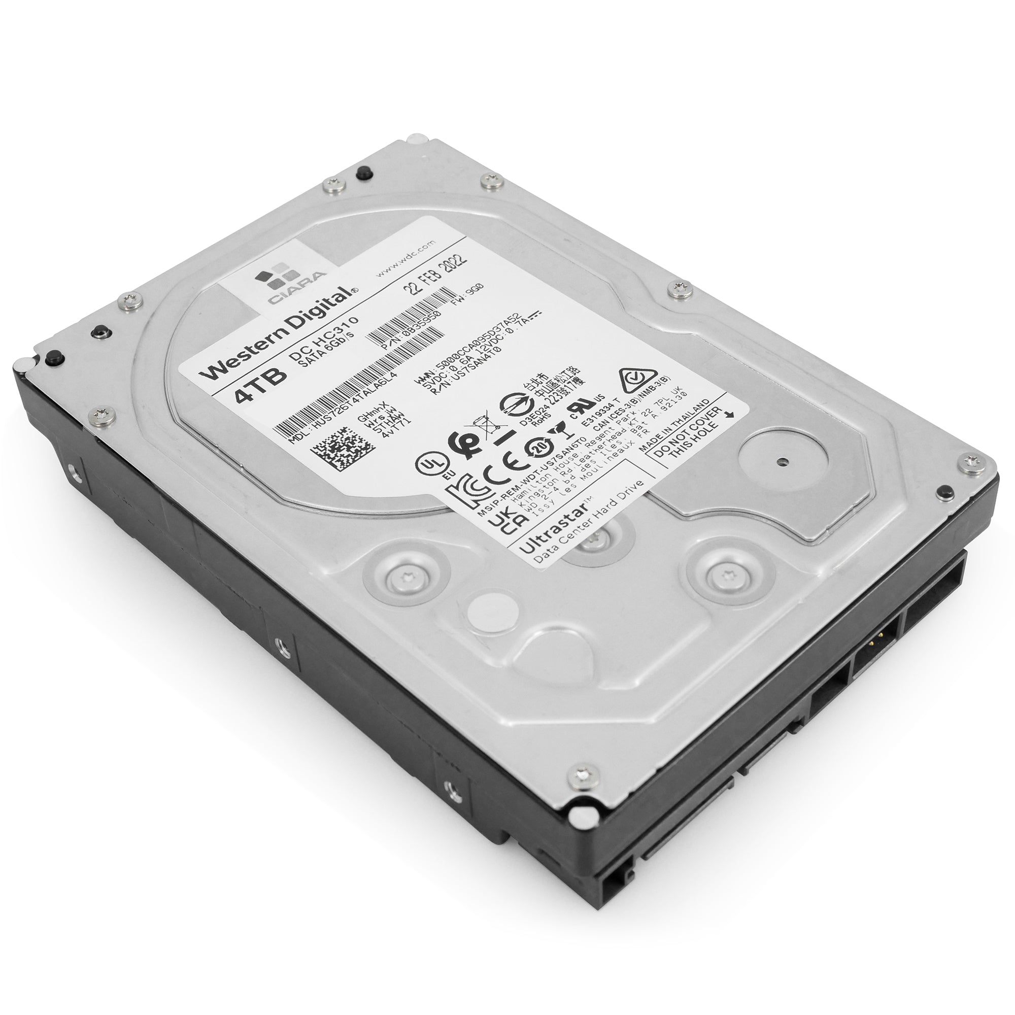 Western Digital Ultrastar DC HC310 HUS726T4TALA6L4 0B35950 4TB 7.2K RPM SATA 6Gb/s 512n 3.5in Hard Drive