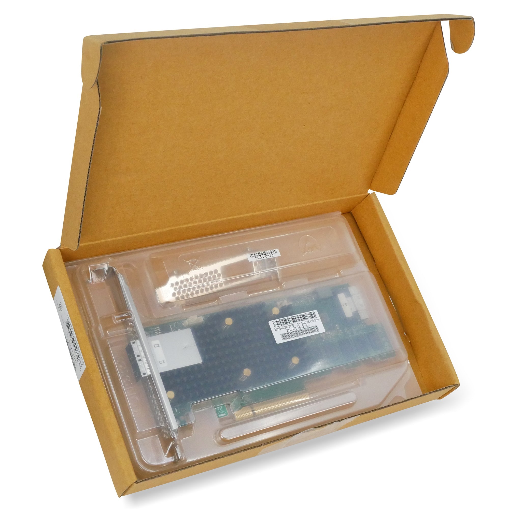 LSI SAS/SATA, NVMe Raid Controller 9580-8i8e Server Kit Bundle w/CacheVault Accessory and Mounting Kit