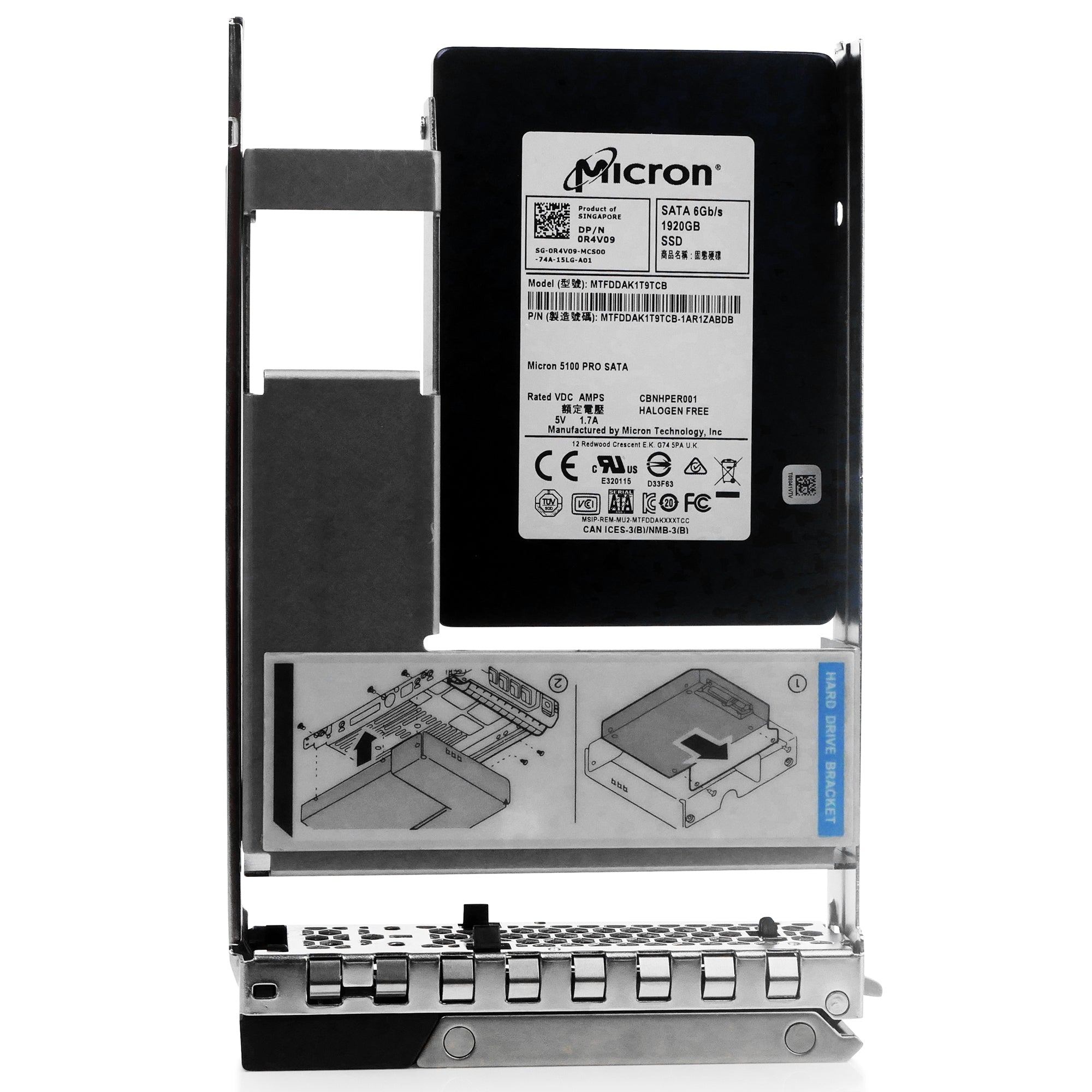 Dell G14 0R4V09 1.92TB SATA 6Gb/s 3D TLC Hybrid 3.5in Solid State Drive