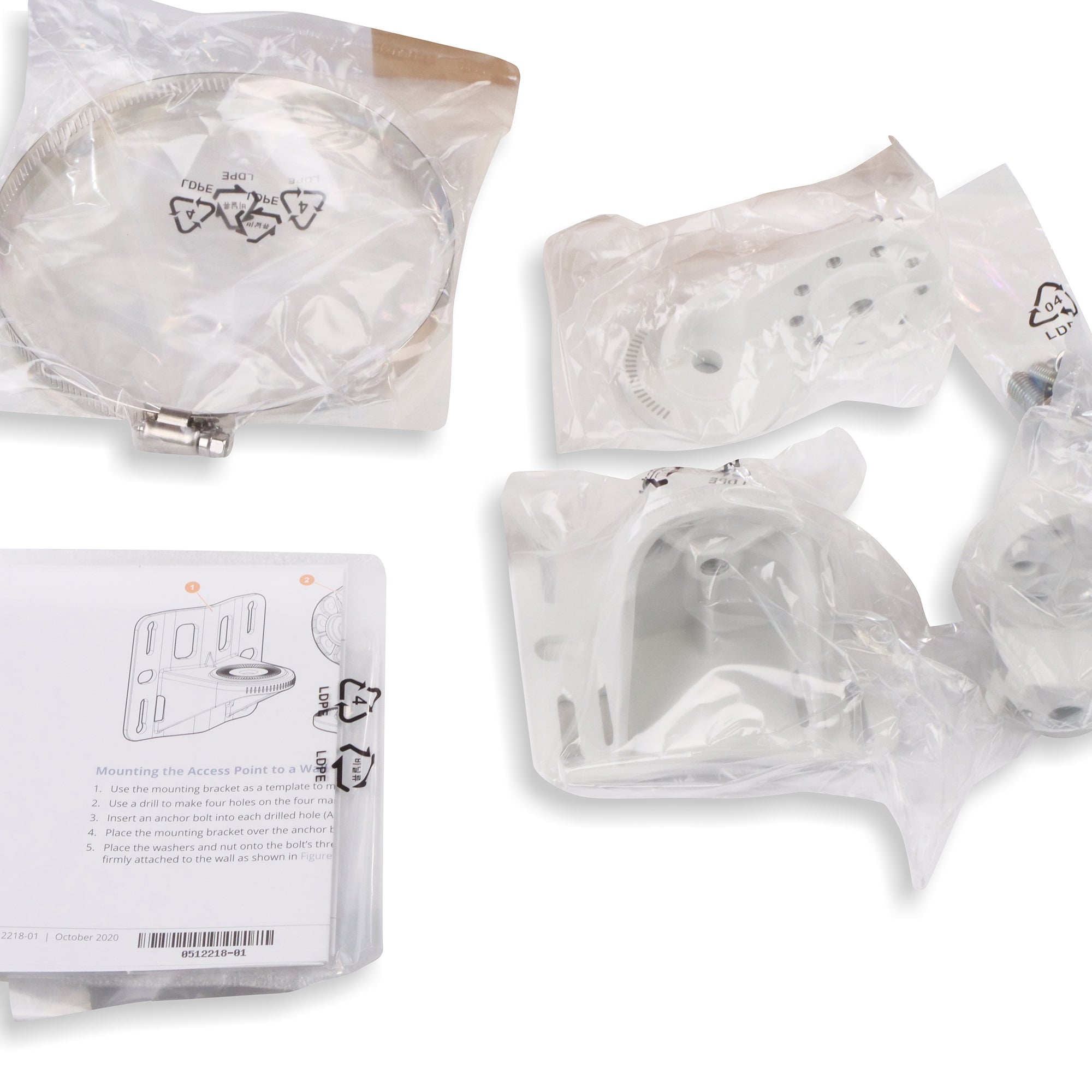 HPE Aruba AP-575 APEX0575 Wi-Fi 6 802.11ax Dual Radio Outdoor Access Point w/Outdoor Mounting Kit (AP-270-MNT-H3)