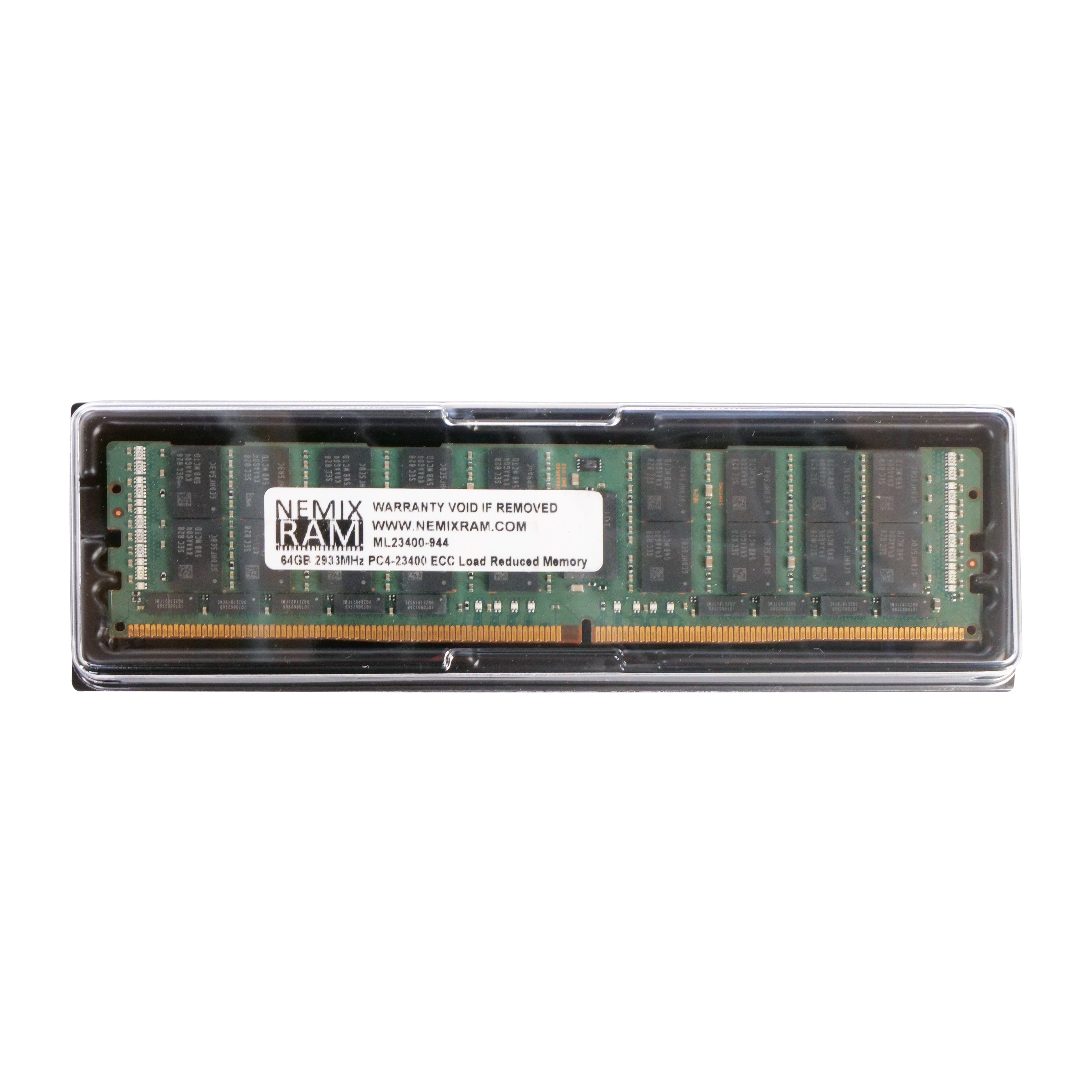 Nemix ML23400-944 64GB DDR4 2933MHz LRDIMM ECC Server RAM (PC4-23400) Refurbished