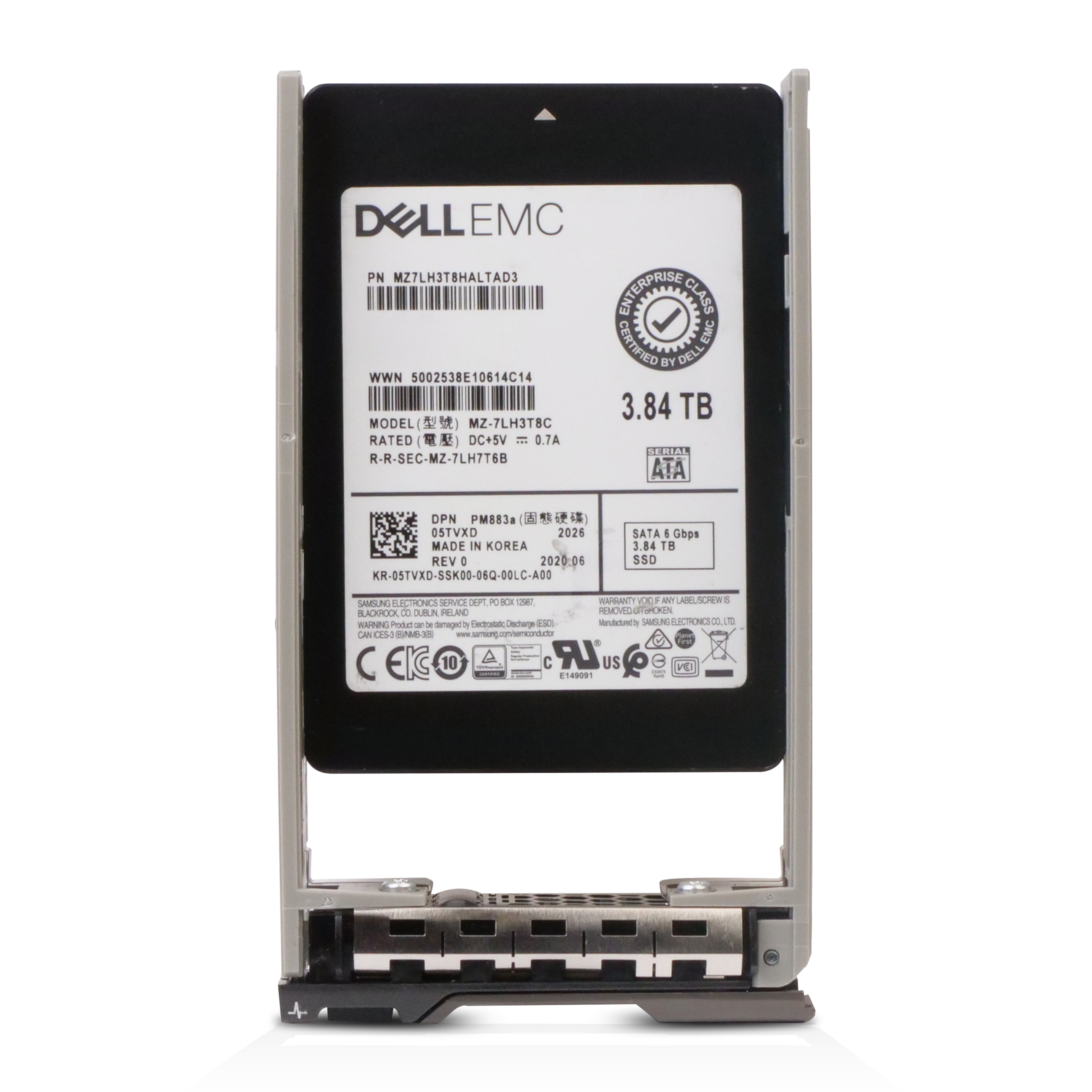 Dell G13 05TVXD 3.84TB 1 DWPD SATA 6Gb/s 3D TLC 2.5in Refurbished SSD