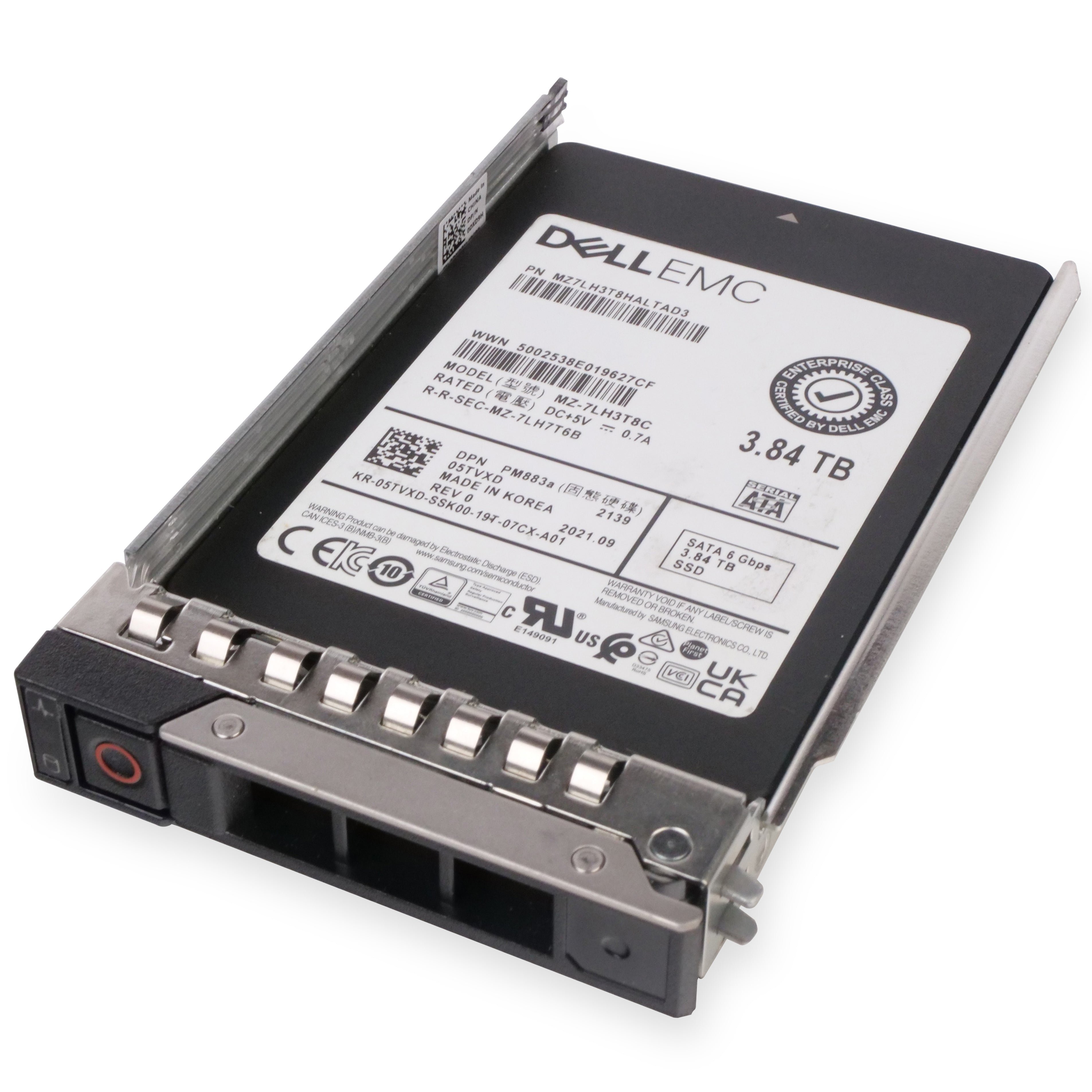 Dell G14 W9GHD 3.84TB 1 DWPD SATA 6Gb/s 3D TLC 2.5in Refurbished SSD