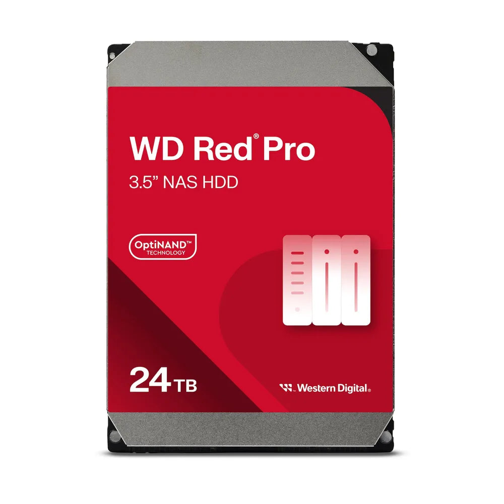 WD Red Pro WD241KFGX NAS HDD - 24 TB 7200 rpm 512 MB 3,5 Zoll SATA 6 Gbit/s CMR