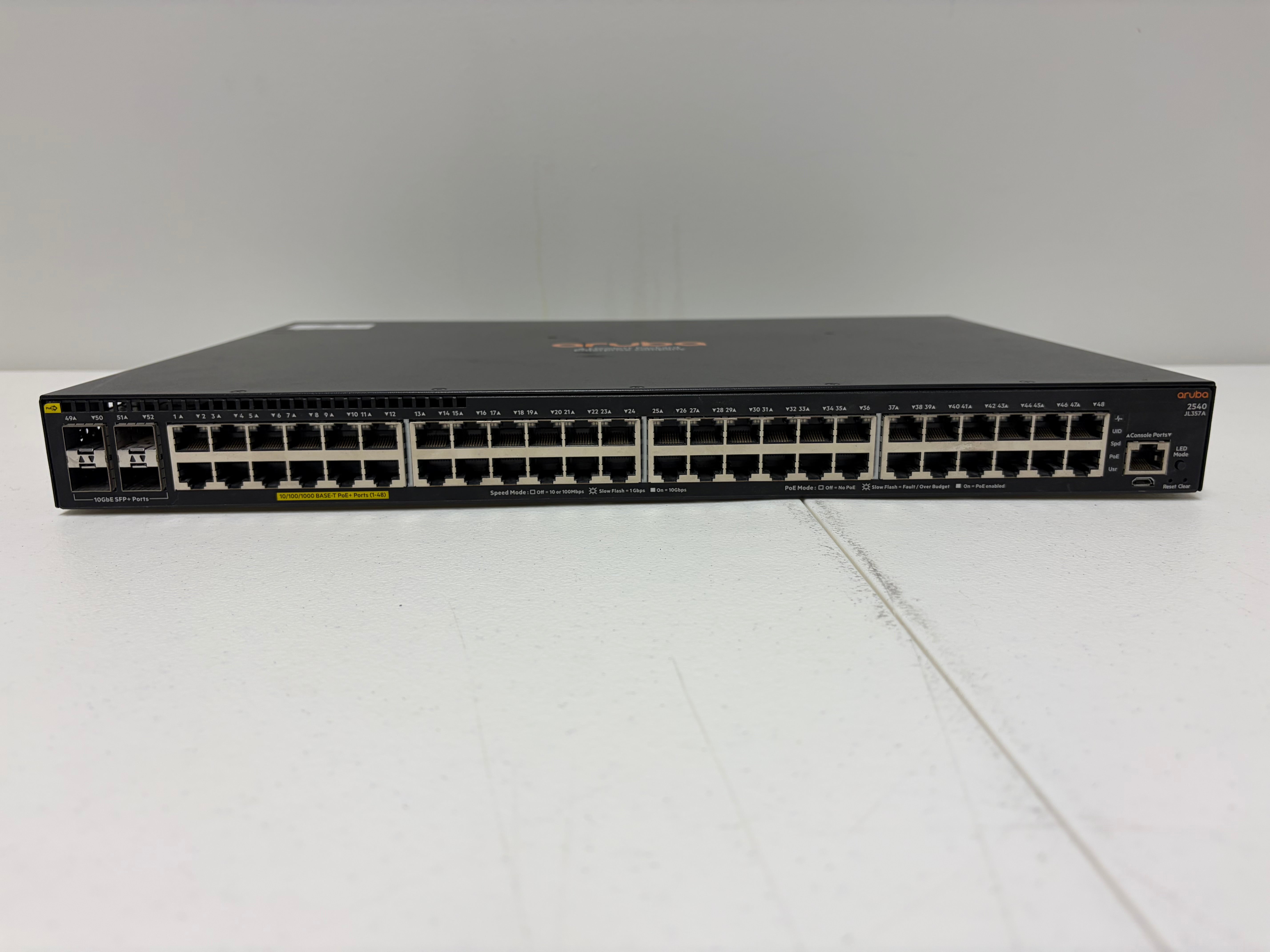 Aruba JL357A 2540 48G PoE+ Switch - Ports | Alo Tech Solutions
