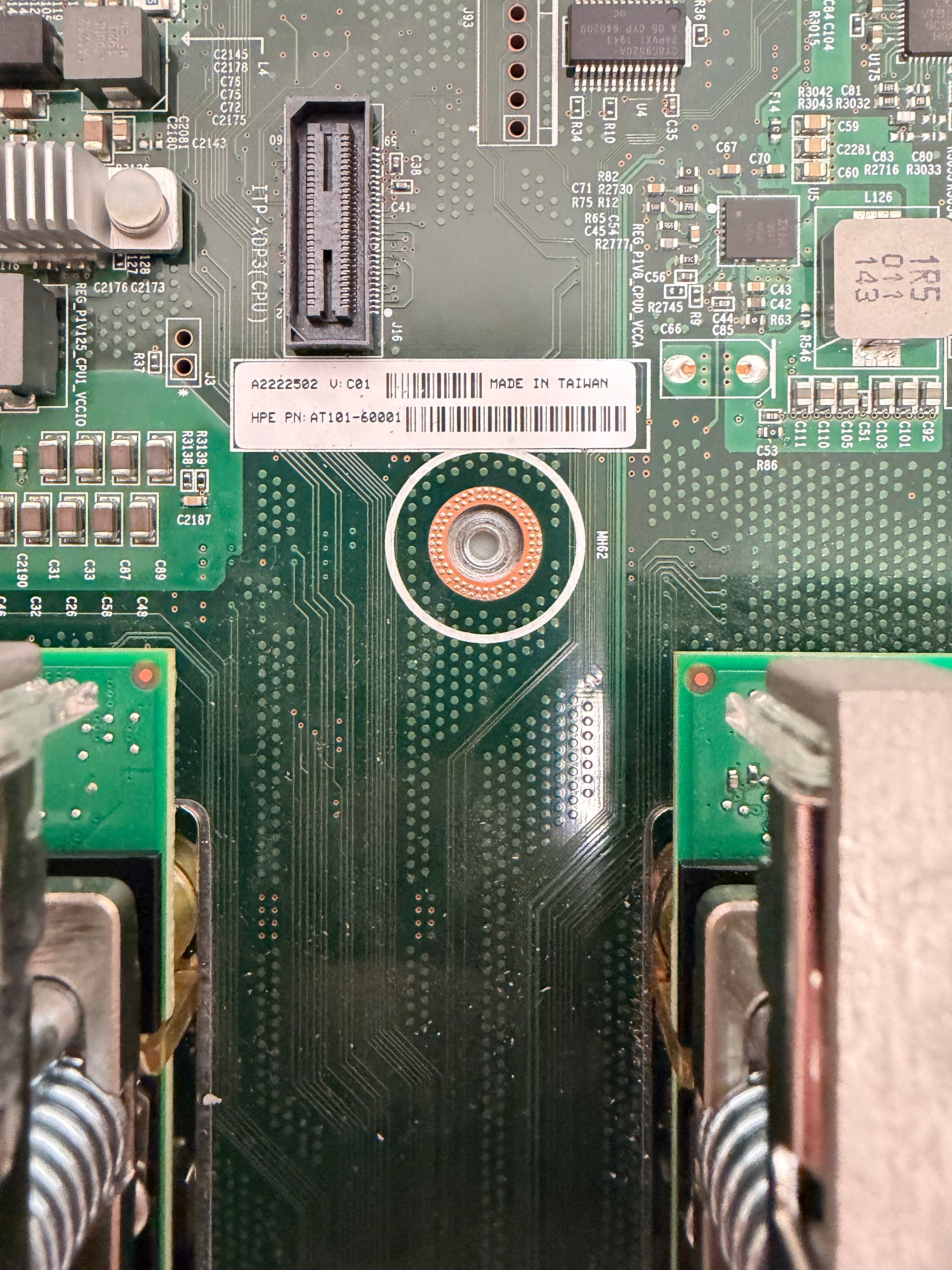 HPE AT101-60001 - Integrity rx2800 Board Label Detail | Alo Tech Solutions
