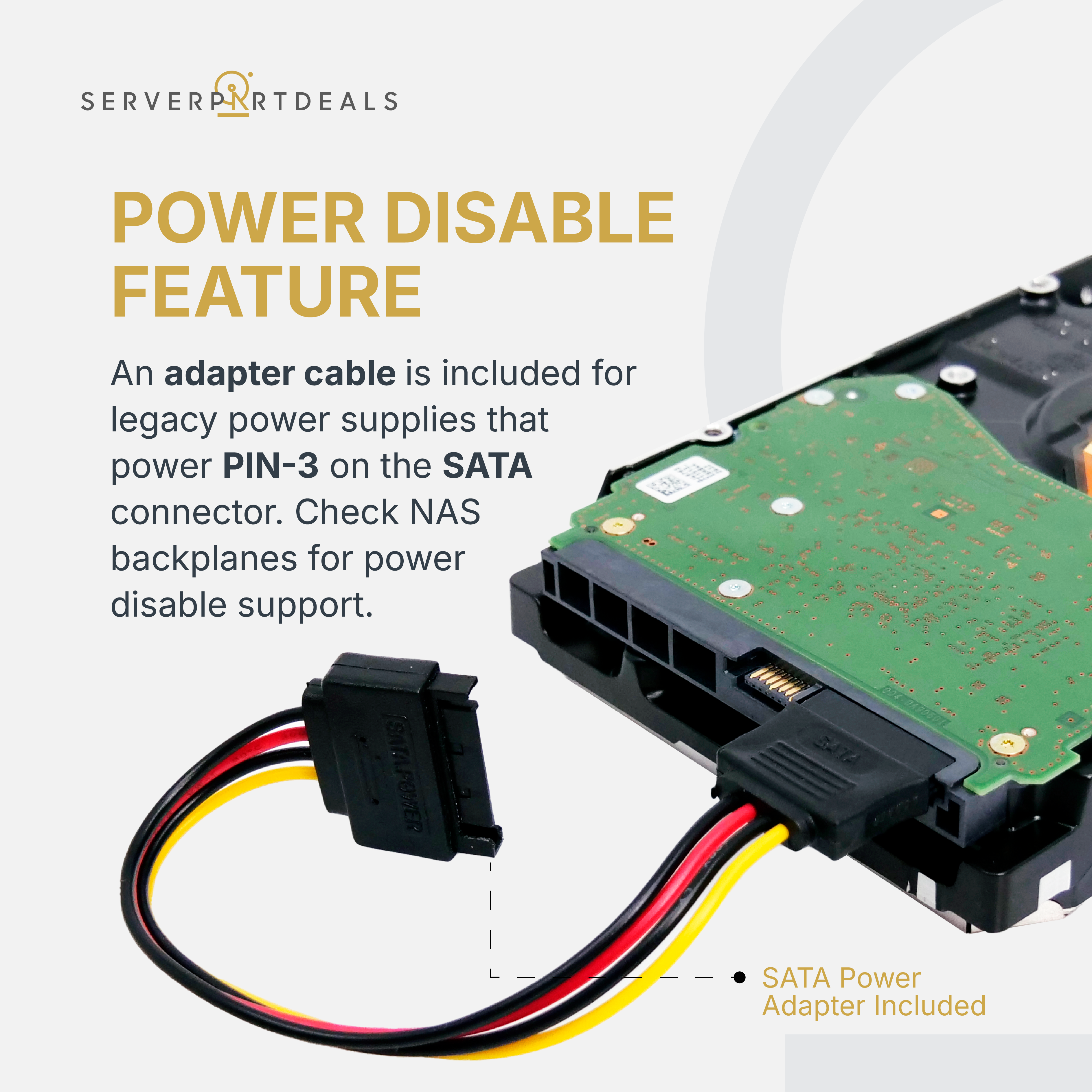 Western Digital Ultrastar DC HC580 WUH722422ALE604 0F48277 22TB 7.2K RPM SATA 6Gb/s 512e 3.5in Hard Drive