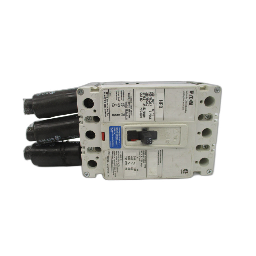 EATON HFD3200 600VAC 200A (AS PICTURED) UNMP